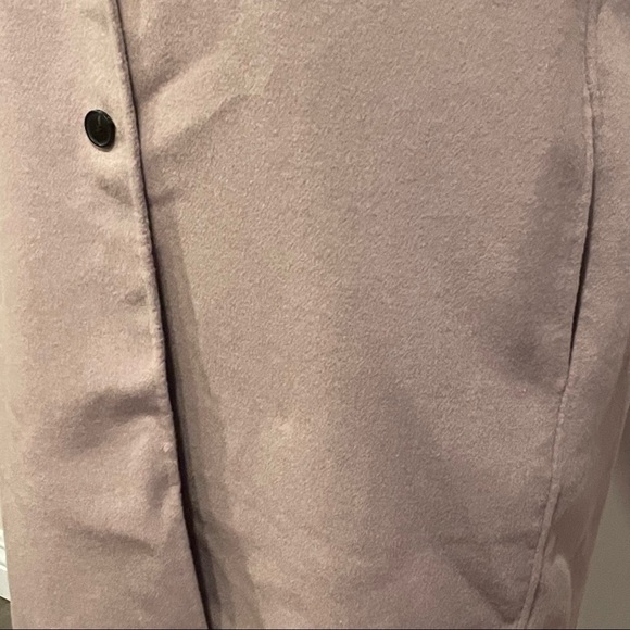 ALLSAINTS Anya Wool-blend Coat In Quartz Pink Pockets 2 Buttons NWT $525 - Picture 6 of 12